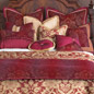 Edris Cranberry Round Tufted