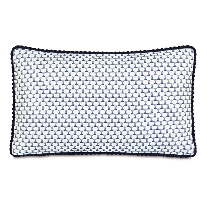 High Tide Embroidered Decorative Pillow