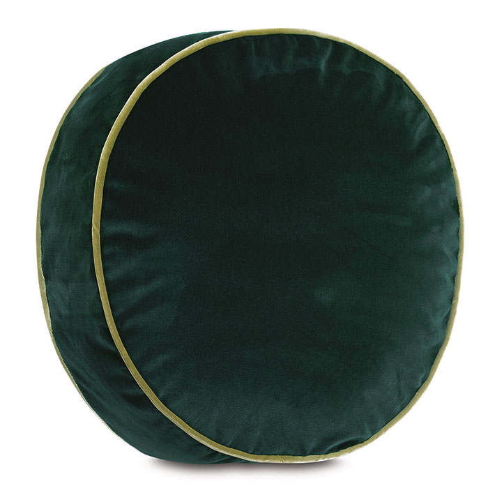 Uma Tambourine Decorative Pillow in Emerald