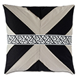 MADDOX MITERED PLEAT DECORATIVE PILLOW