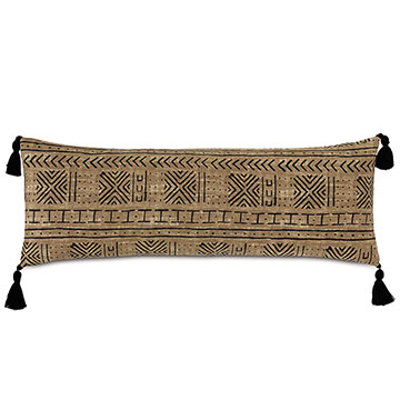 Seydou Tassel Decorative Pillow in Natural