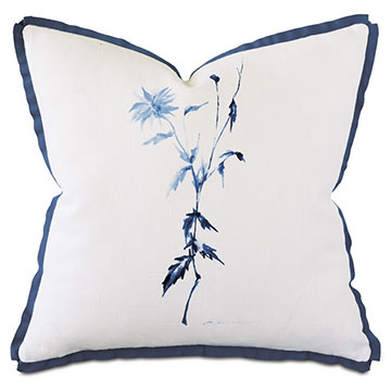 Capri Handpainted Decorative Pillow