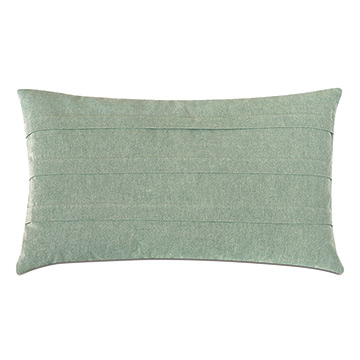 Evangeline Pleated Decorative Pillow in Teal