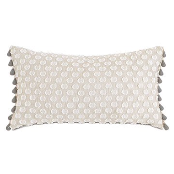 Felicity Beaded Trim Decorative Pillow