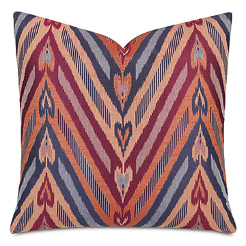 Comparsa Woven Heart Decorative Pillow