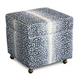 Wiley Storage Ottoman in Navy