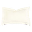 Fresco Sateen Queen Sham in Ivory