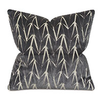 Phase Velvet Decorative Pillow In Gray