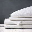 Gianna Hemstitch Sheet Set in White