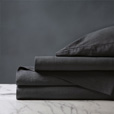 Shiloh Linen Sheet Set in Charcoal