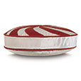 Tenenbaum Swirl Tambourine Decorative Pillow in Rust