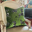 Tenenbaum Zebra Decorative Pillow in Sage