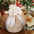 Tinsel Ball Decorative Pillow