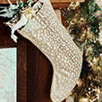 Tinsel Dots Stocking