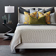 Xander Geometric Coverlet in Quarry