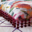 Tresco Ball Trim Decorative Pillow