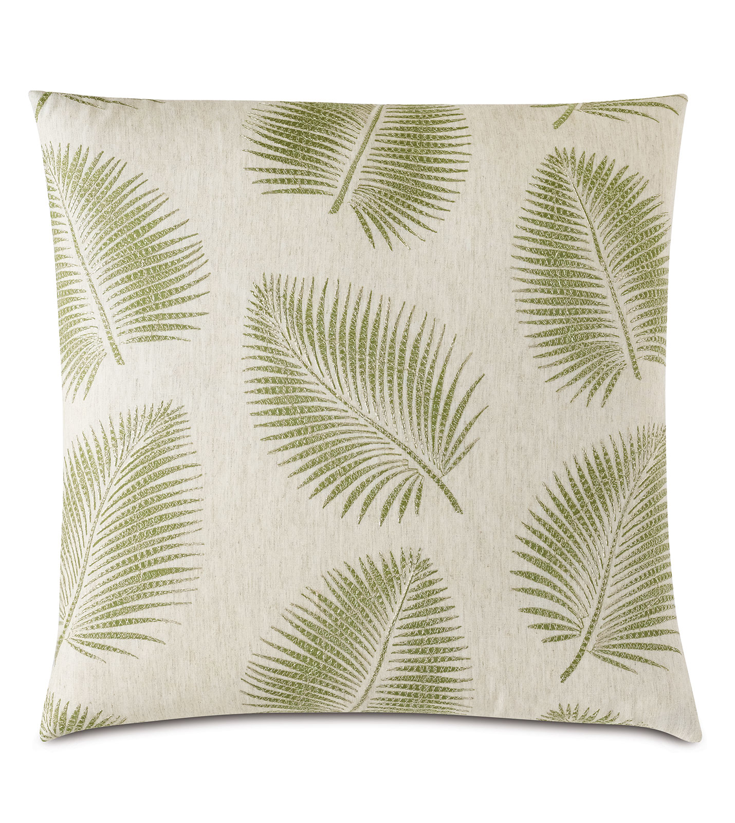 Areca Palm Leaf Decorative Pillow | Eastern Accents