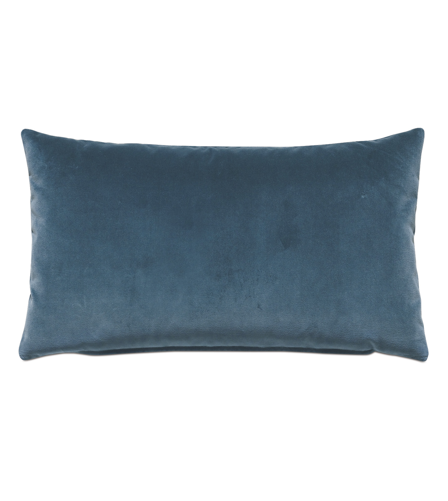 Rudy Velvet Bolster Pillow In Blue | Eastern Accents