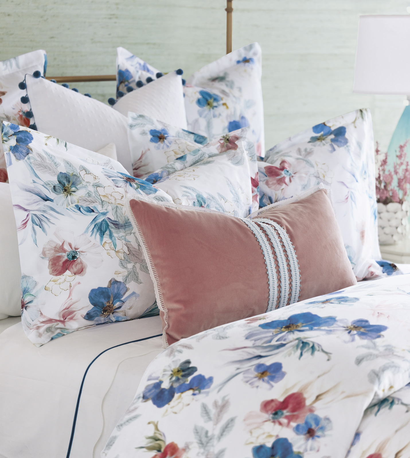 Adare Manor Floral Duvet Cover | Eastern Accents